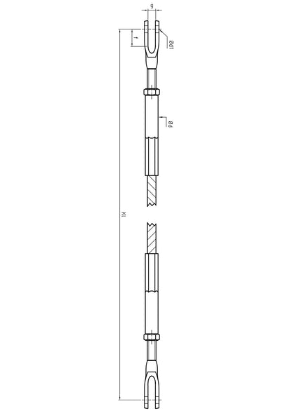 Carl Stahl I-SYS Stainless steel wire rope assembly IK305