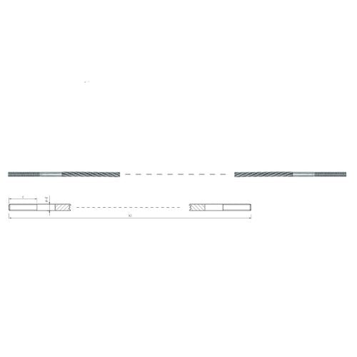 Carl Stahl I-SYS Stainless steel wire rope assembly IK125
