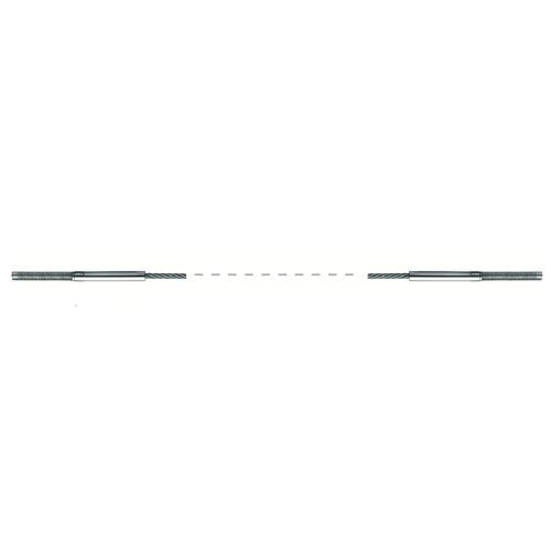 Carl Stahl I-SYS stainless steel Carl Stahl both sides external thread, swaged, Both sides RH thread M5x30, rope rope Ø2