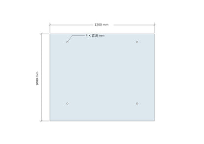 Pauli + Sohn glass canopy over door aluminum profile